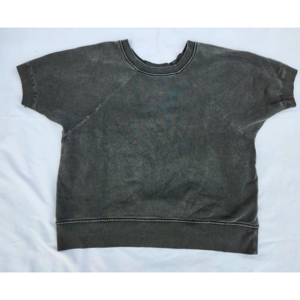 Nili Lotan Gray Short-Sleeve Sweatshirt S/M
